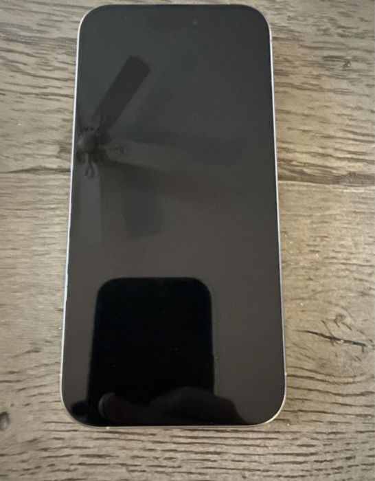 Apple iPhone 15 Pro 128GB, Deblocat, Alb Titan - Stare Excelentă
