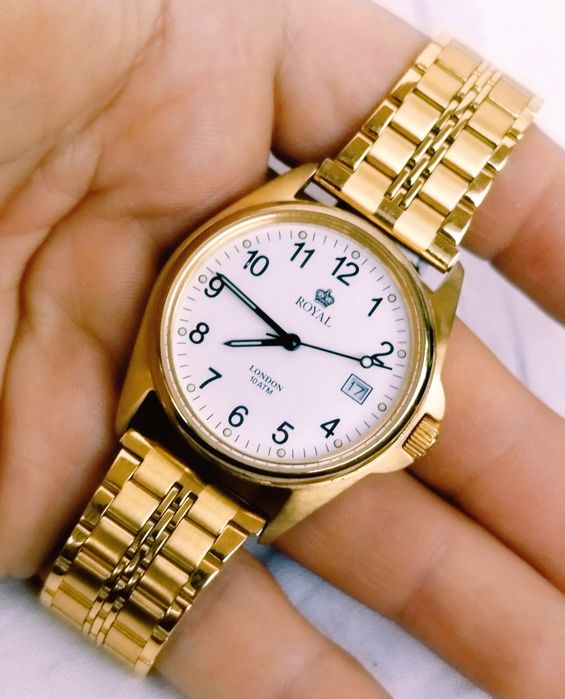 Ceas de damă Royal London cu quartz, carcasă din oțel inoxidabil.