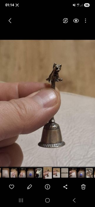 Clopoțel argint masiv.Are 10 gr