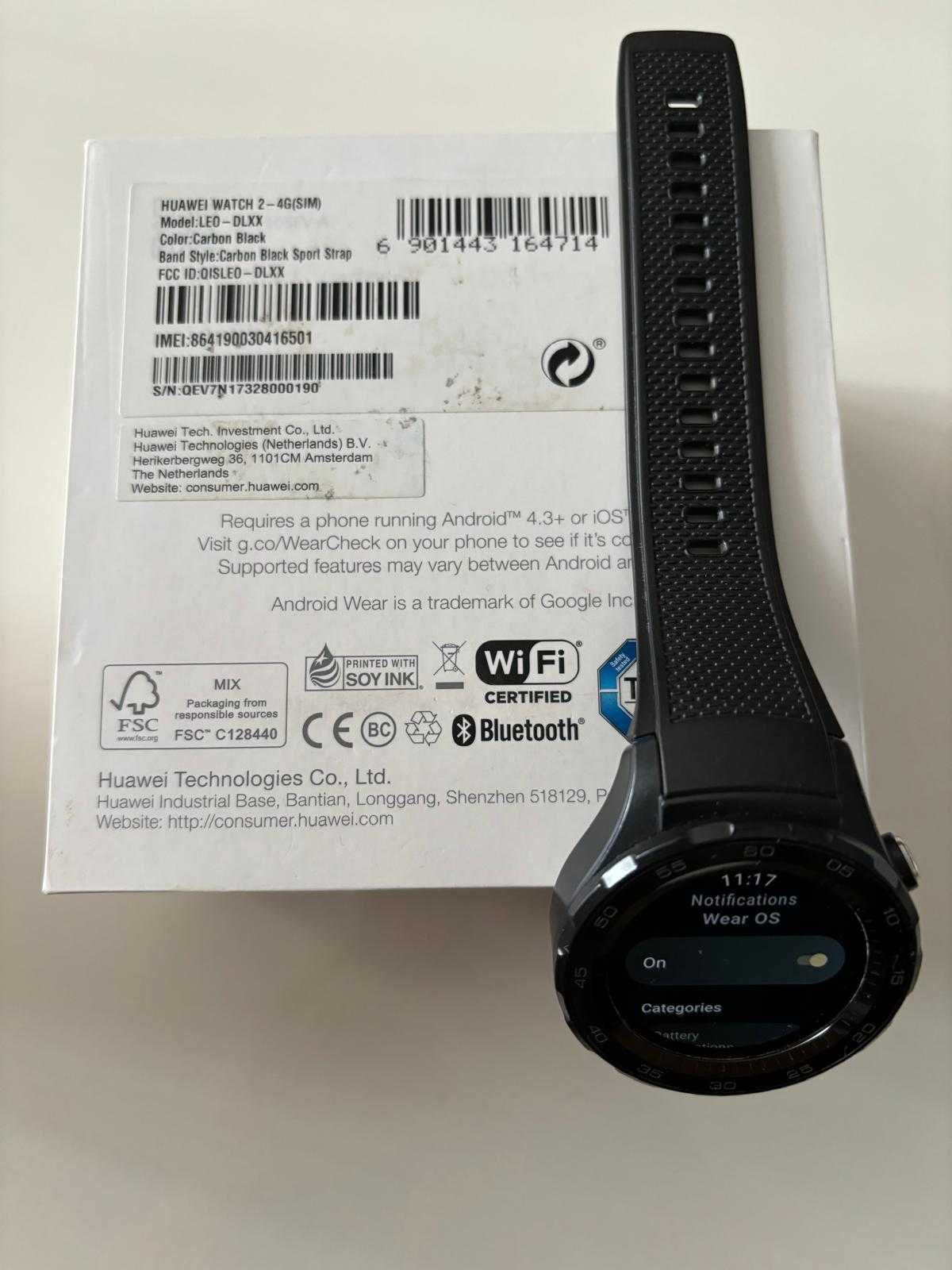 SMARTWATCH cu cartela SIM - HUAWEI watch 2 - 4G