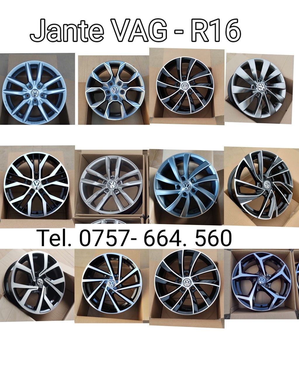 Jante 16 VW Golf 7,6,5 Passat Tiguan Touran Sharan Jetta Caddy ..etc