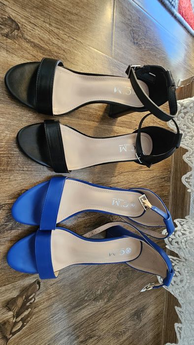 Sandale dama cu toc gros