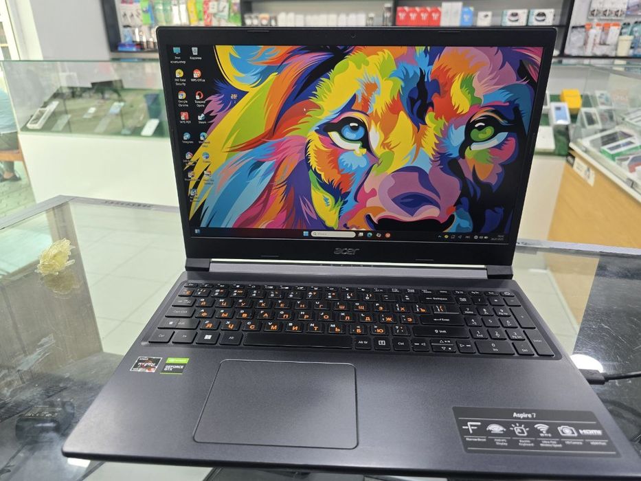 Acer aspire 7  12gen gtx1650 gaming