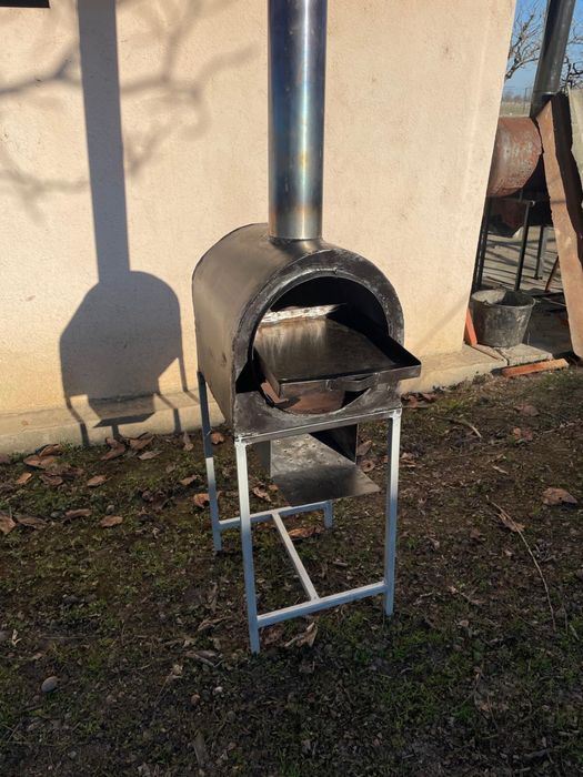 Cuptor / gratar cu pereti dubli