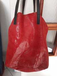 Дамска чанта от естесвена кожа