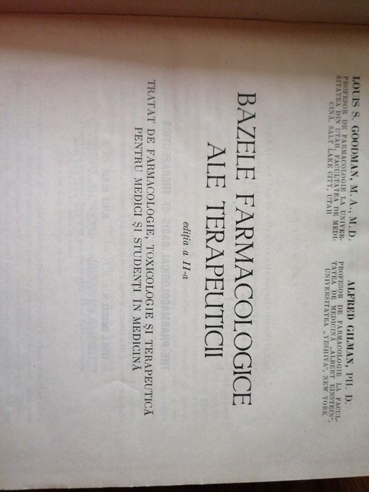 Bazele farmacologice ale terapeuticii