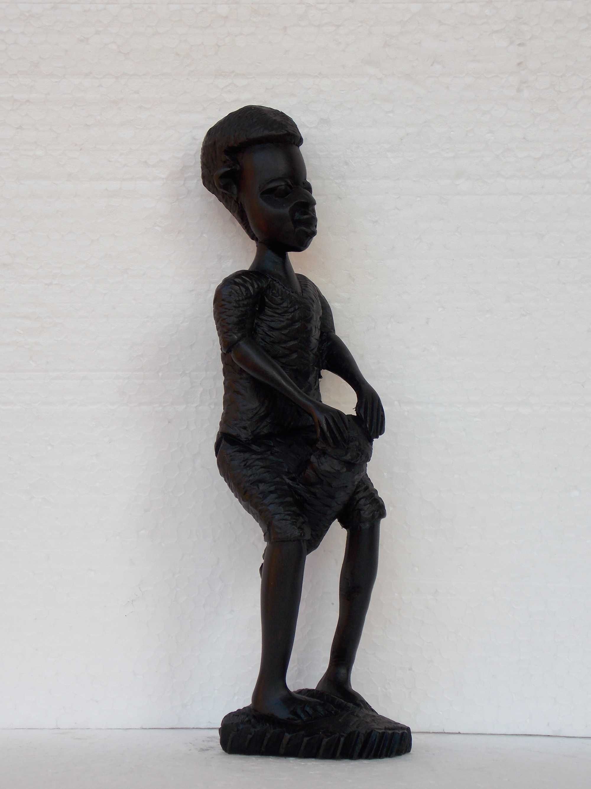 statueta abanos sculptura unicat in lemn arta tribala africana veche