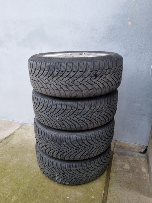 Vând jante+anvelope audi a4 205x55x16