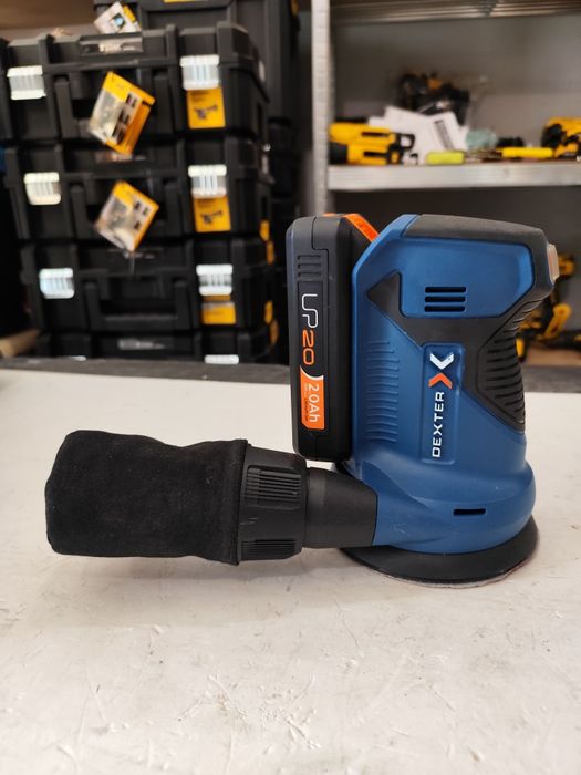 Акумулаторен ексцентършлайф виброшлайф DEXTER +2Ah