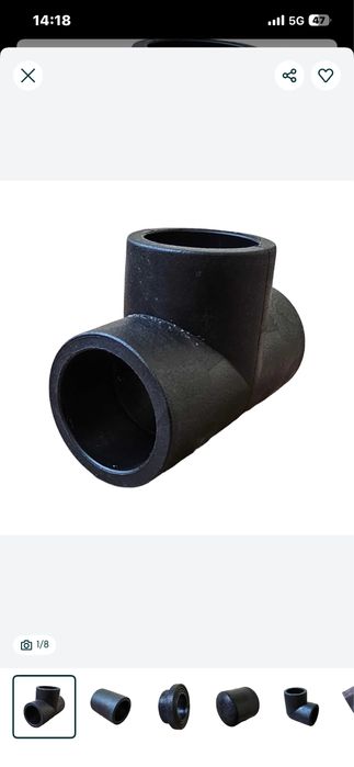 Отвод 315 , муфта э.ф 225 , троник 315/110