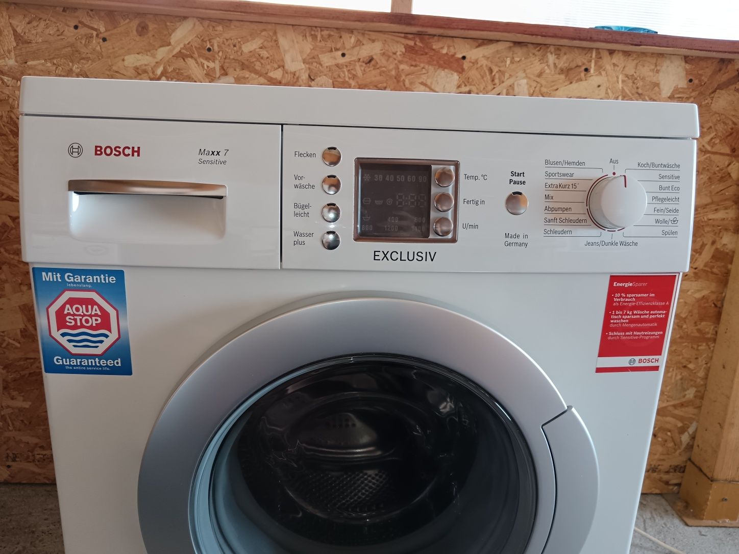 Mașina de spălat rufe, Bosch Maxx 7 Exclusiv, 7kg, 1400 rot/min