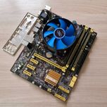 Комплект материнская плата Asus H81MK+i5 4590+16GB DDR3+кулер