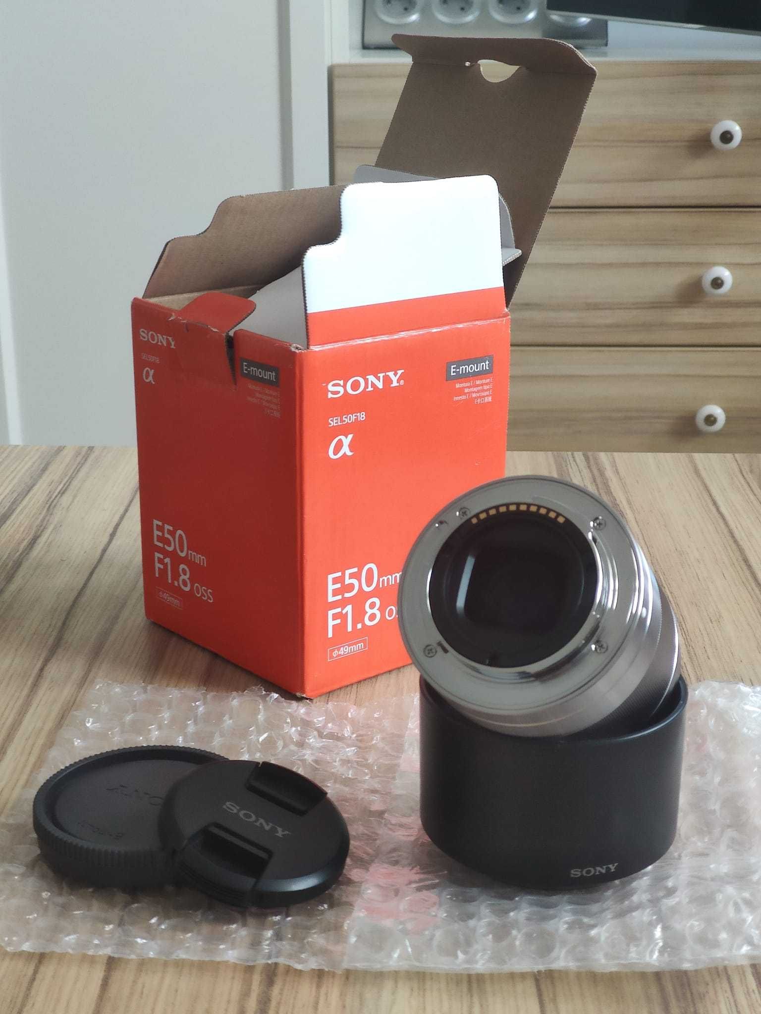 Obiectiv Sony, E Mount, SEL50F18, 50mm, F1.8, OSS