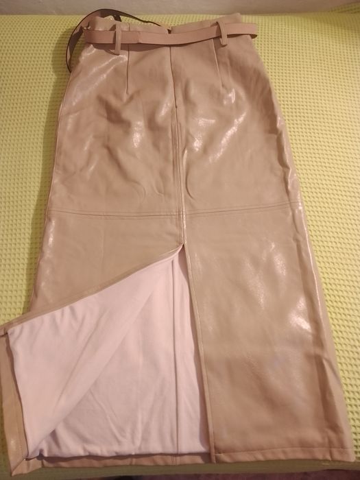 Юбка из эко кожи