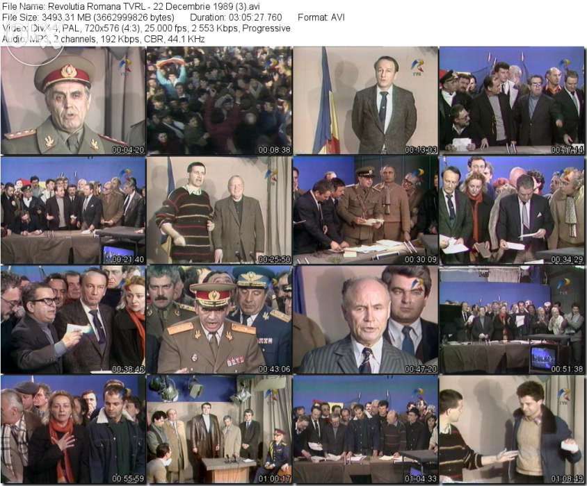Revolutia Romana 1989 In Direct - Transpuneri digitale din casete Beta