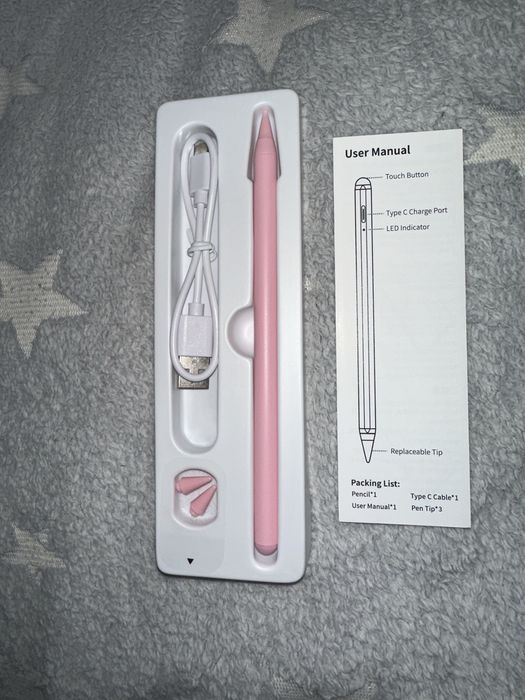 Stylus Pen for iPad/ Android 2018-2025, USB-C Fast Charging Pencil