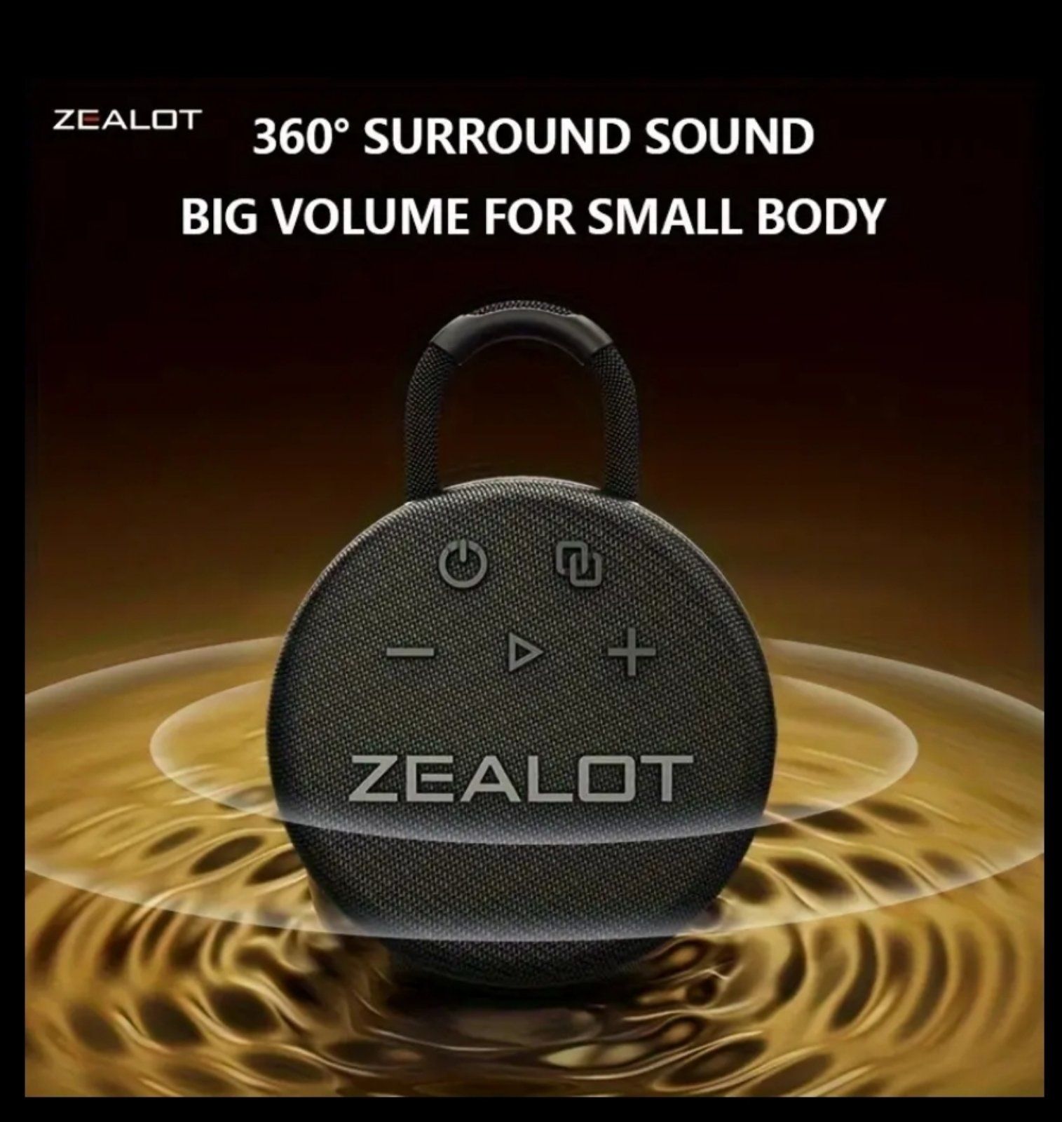Zealot Mini Безжични високоговорител, Преносим външен субуфер