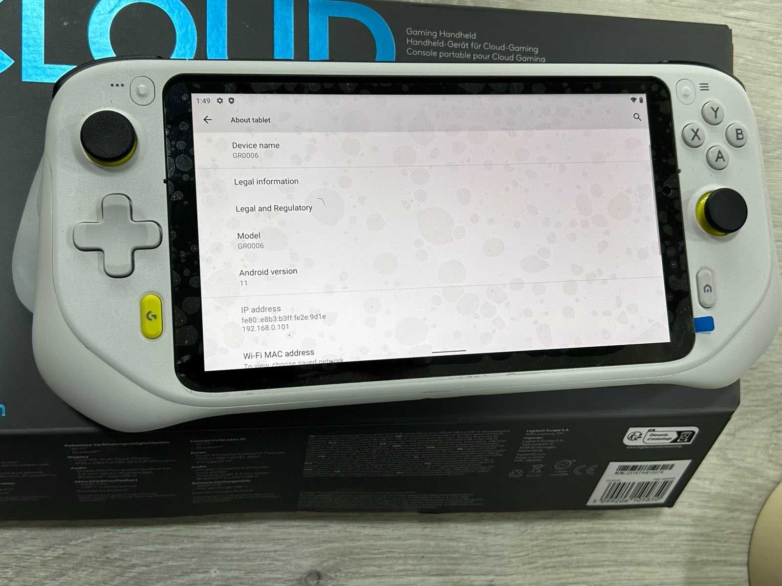 Конзола Logitech G CLOUD Gaming Handheld
