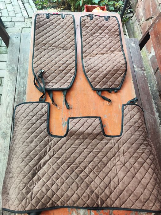 Накидки CANTRA и коврик багажника Prado 120 — полный комплект