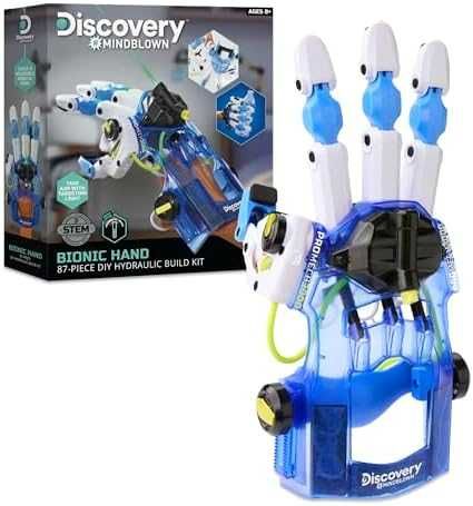 Нов Детски STEM комплект – Хидравлична Робо Ръка 87 части Конструктор