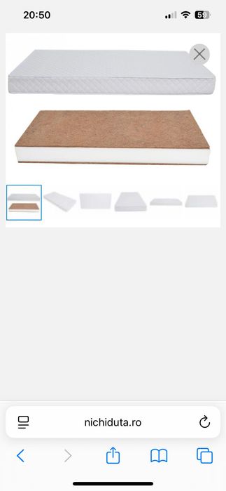 Vand patut bebe cu saltea