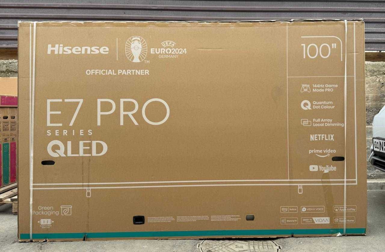 Телевизор Hisense 43/65/85/100 UHD SMART 4K MiniLED QLED 60,144Гц
