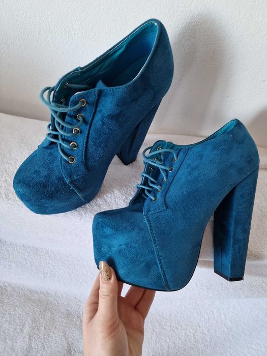 Botine Lavanda Albastre