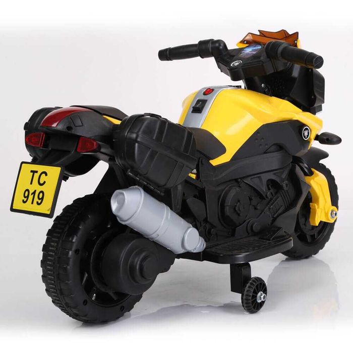 Motocicleta electrica pentru copii JC919 galbena NOUA!