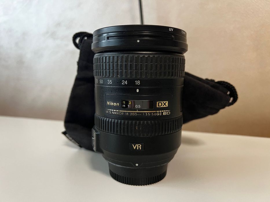 Обектив Nikon AF-S DX NIKKOR 18-200mm f3.5-5.6G ED VR II
