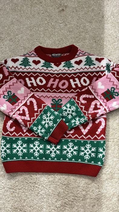 Коледен детски пуловер