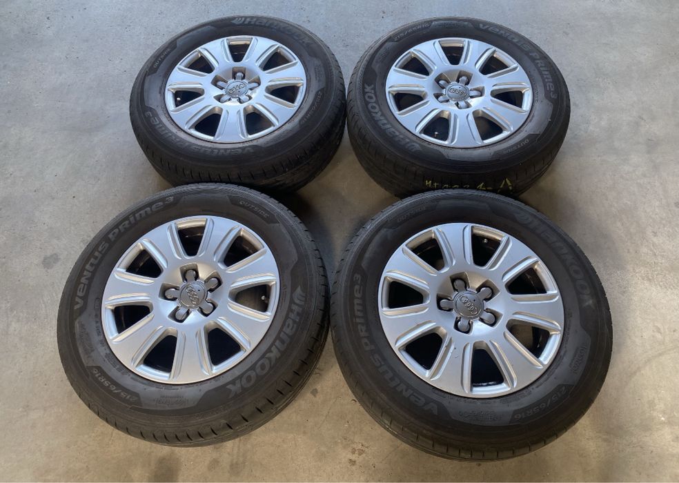 Jante aliaj R16 5x112 cu anvelope vara 215 65 16