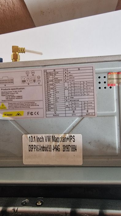 Vand navigatie 10 inch si casetofon passat cc