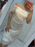 Rochie de dantela alba house 60 de lei