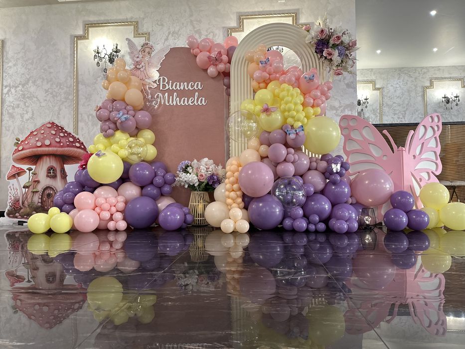 Aranjamente florale/baloane - nuntă/botez/aniversare