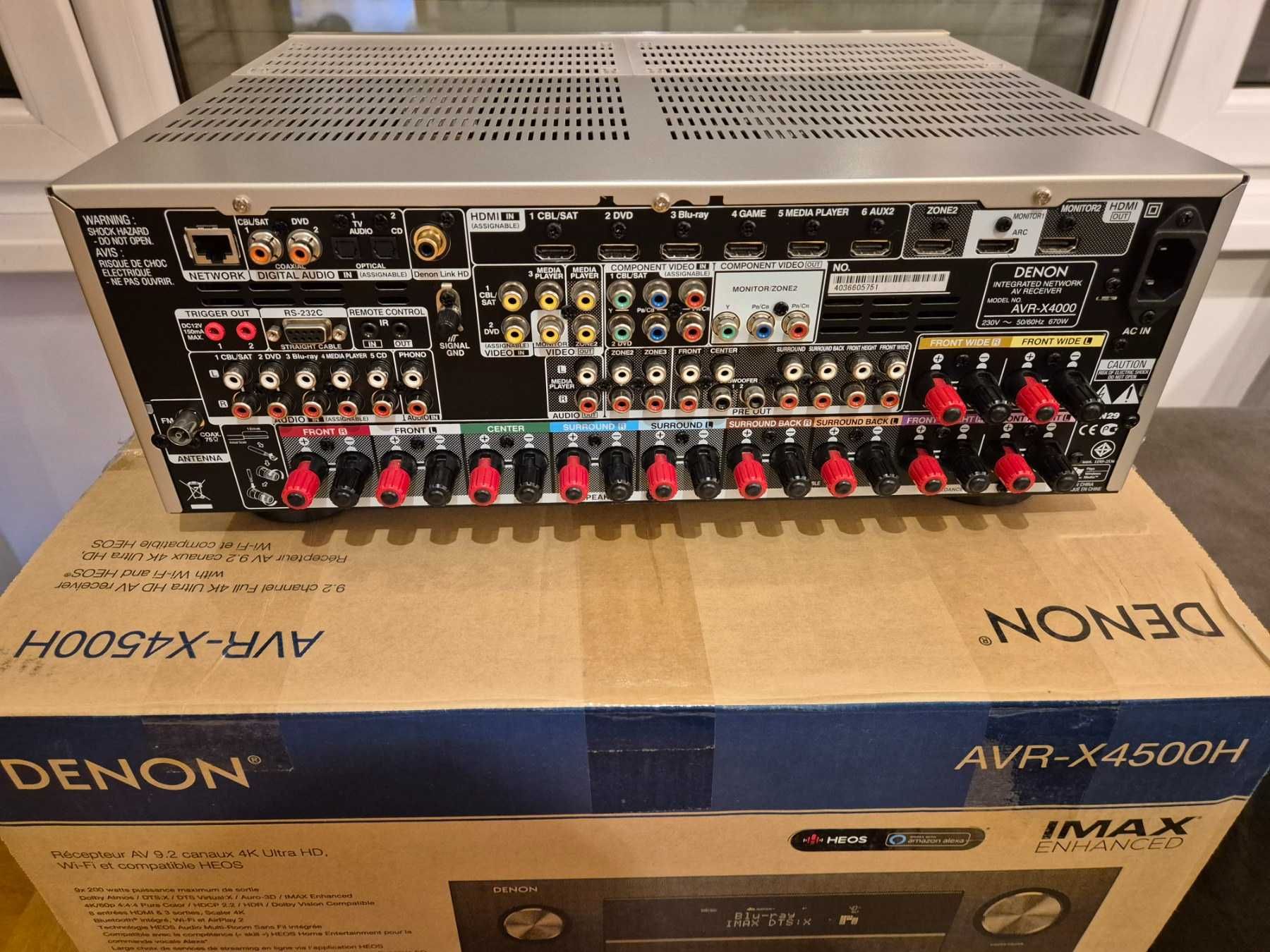 Продавам Ресивер DENON AVR X4000