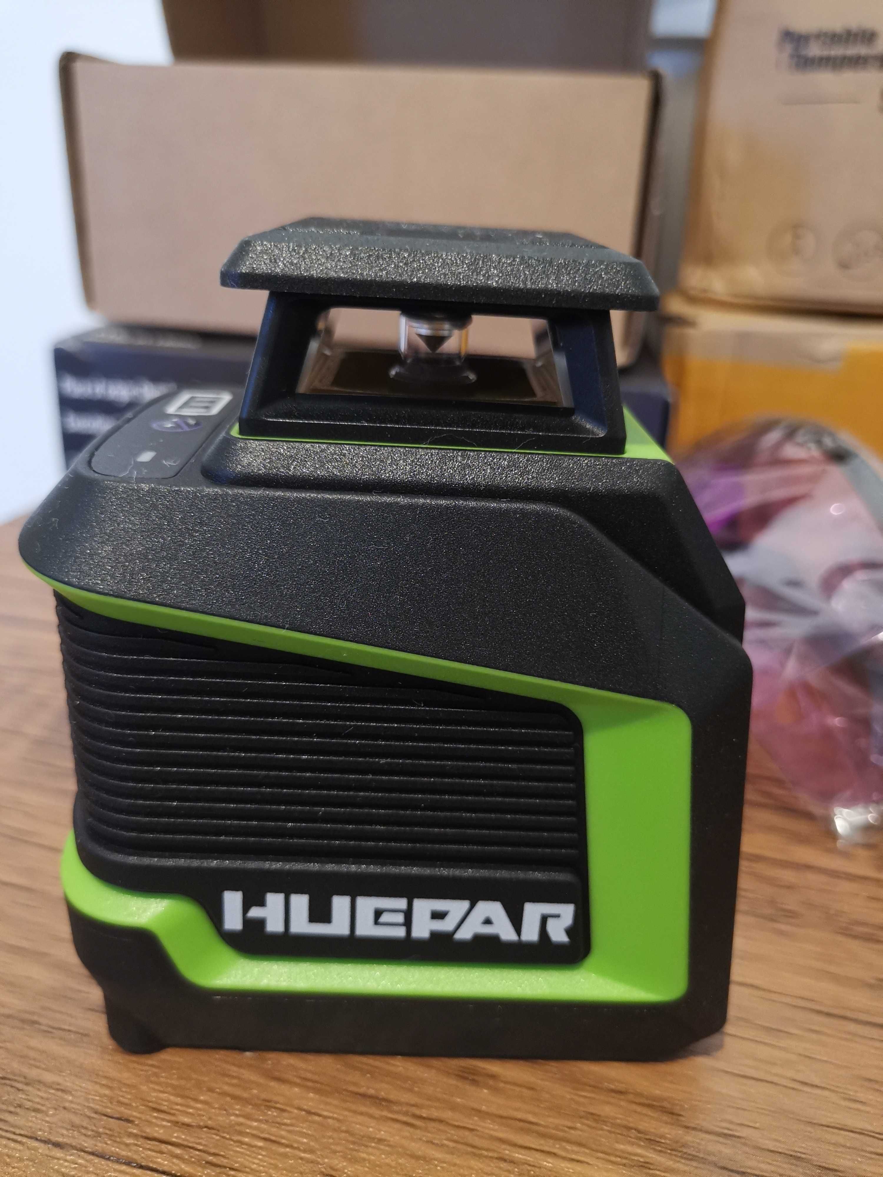 Nivela laser Huepar 360 grade laser violet cu acumulator