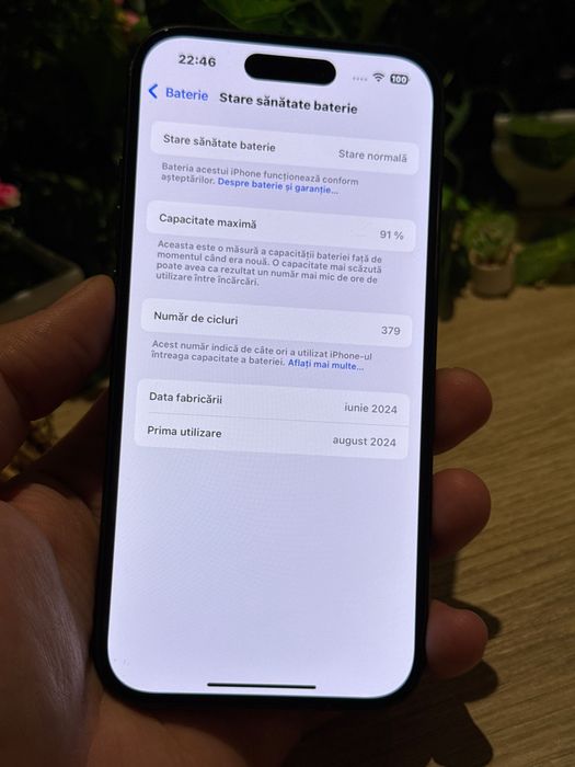 iPhone 15‼️baterie 91% ‼️Garantie‼️