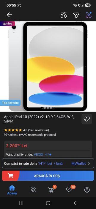 Tableta Apple Ipad 10 Noua sigilata!