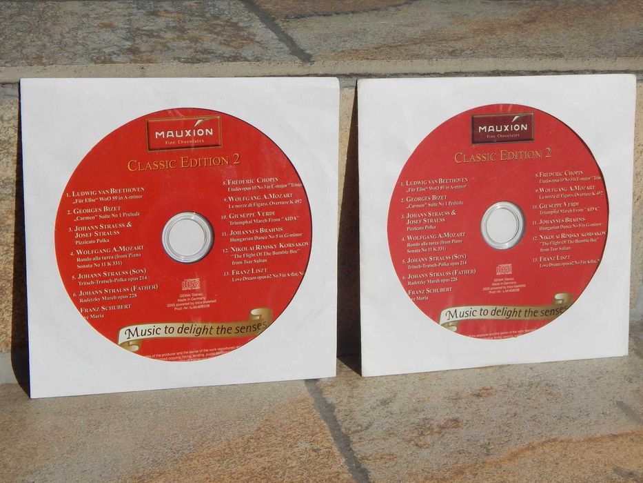 CD colectie muzica clasica Beethoven Mozart Strauss Verdi Schubert