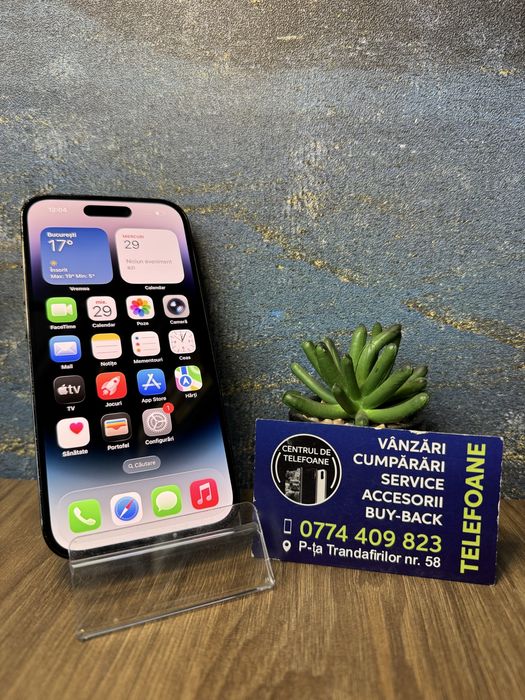 Iphone 14 Pro /128Gb/Garantie 2Ani Centrul de Telefoane/Rate