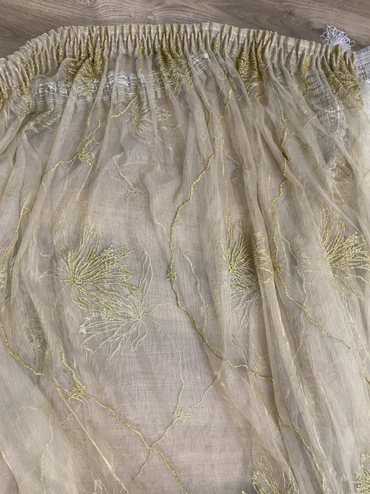 Тюль 13м метров под золото