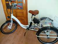 tricicleta adulti 20''electrica 36v 250w 10,4ah-noua