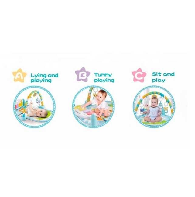 Saltea interactivă bebeluși - Centru de activități 5 în 1