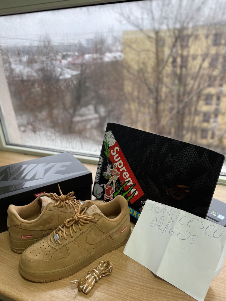 Nike Air Force 1 Supreme Wheat 42