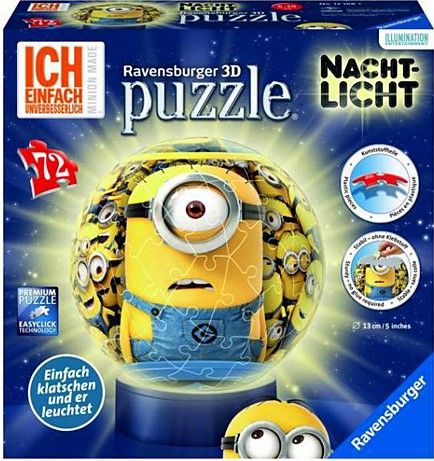 Lampa Ravensburger 3D puzzle Minions - NOU