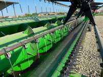 Heder paioase JOHN DEERE 725 X + Carucior transport heder Zurn 625X