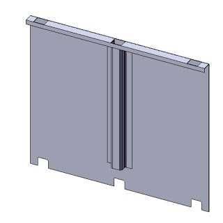 Panou/element de compensare drept ZN pt. panou cofraj