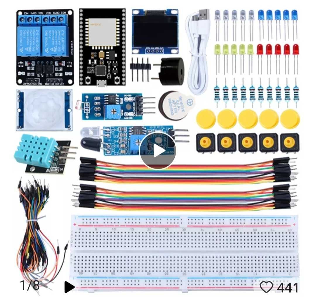 Ардуино с WiFi. Супер стартов комплектза ESP32 ESP - 32S WIFI I