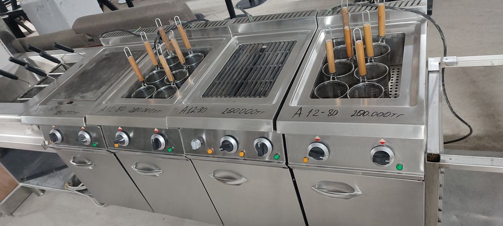 Фрайтоп, жарочная поверхность, фритюр, паставарка, гриль лавовый