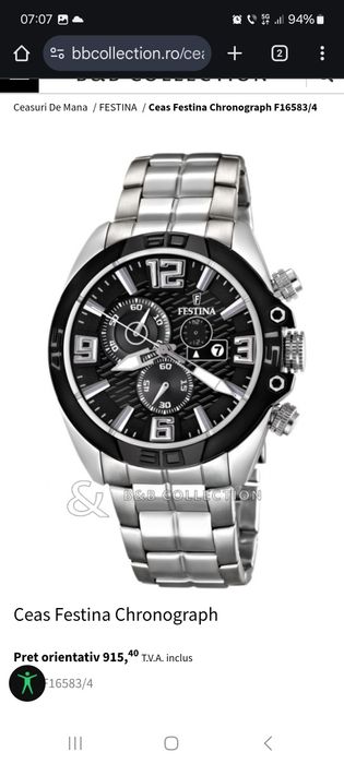 Ceas Festina stare buna